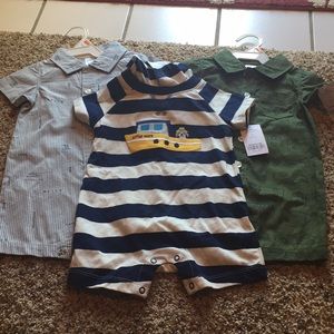 Boys Summer outfits Lot of 3 NWT 12 months Cars